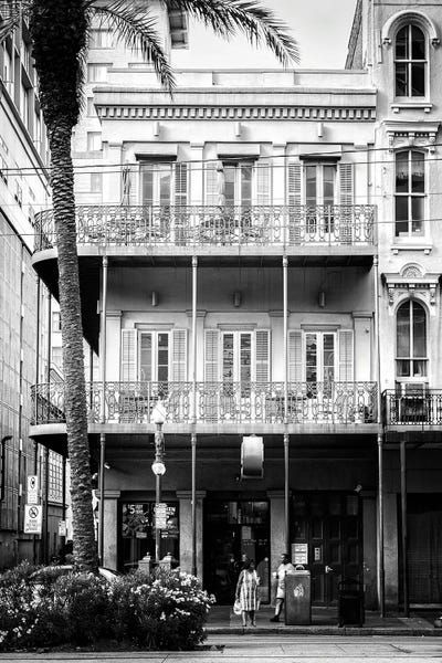Louisiana: Black NOLA Series - Facade Louisiana by Philippe Hugonnard