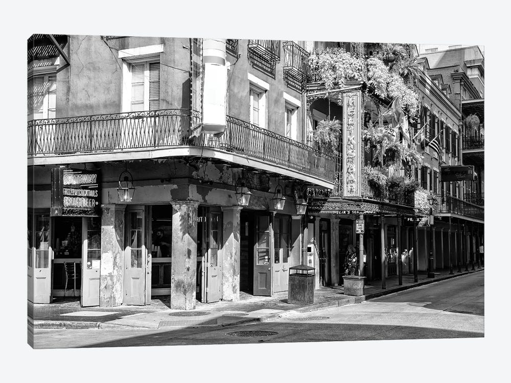 Black NOLA Series - Bar New Orleans by Philippe Hugonnard 1-piece Art Print