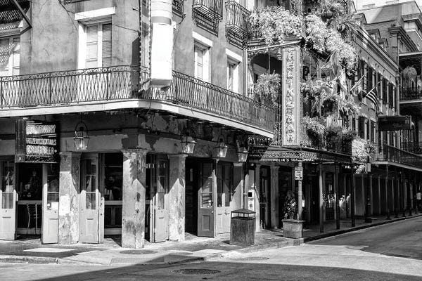 New Orleans: Black NOLA Series - Bar New Orleans by Philippe Hugonnard