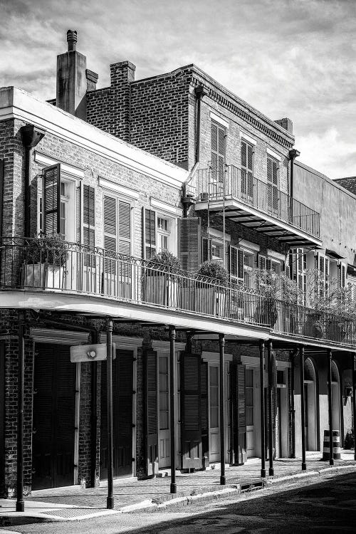 Black NOLA Series - New Orleans Balcony