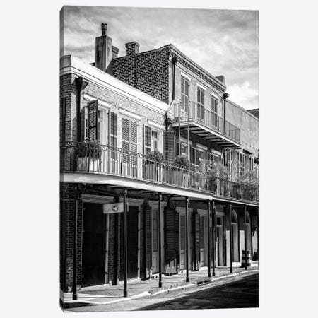 Black NOLA Series - New Orleans Balcony Canvas Print #PHD1979} by Philippe Hugonnard Canvas Print