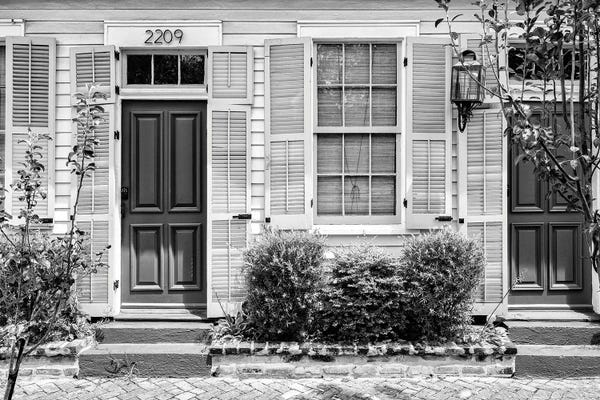 Louisiana: French Colonial Facade by Philippe Hugonnard