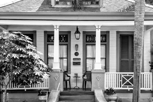 New Orleans: Black NOLA Series - Historic Home by Philippe Hugonnard
