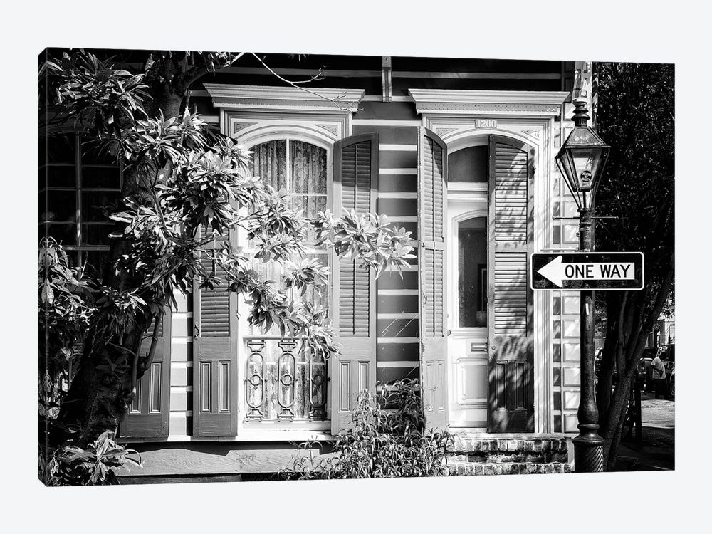 Black NOLA Series - Historic District New Orleans by Philippe Hugonnard 1-piece Art Print
