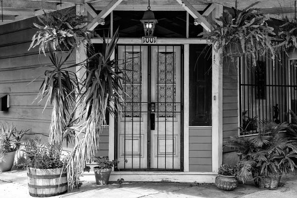 New Orleans: Black NOLA Series - Front Door by Philippe Hugonnard