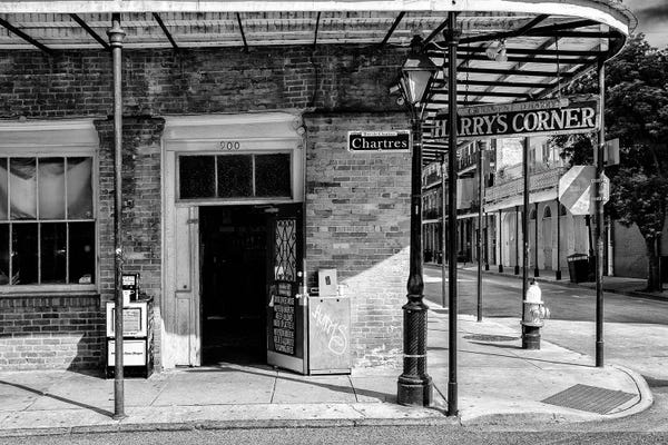 Louisiana: Black NOLA Series - Harry's Corner by Philippe Hugonnard