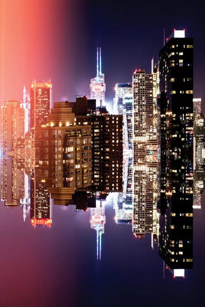 Double Exposure Photography: Manhattan Buildings by Philippe Hugonnard