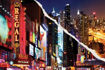 Manhattan Night by Philippe Hugonnard canvas print