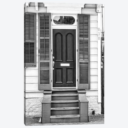 Black NOLA Series - Historic Doors French Quarter Canvas Print #PHD2004} by Philippe Hugonnard Canvas Wall Art