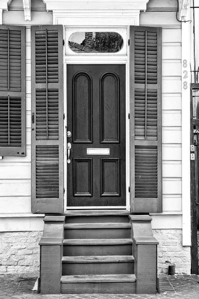 Black NOLA Series - Historic Doors French Quarter