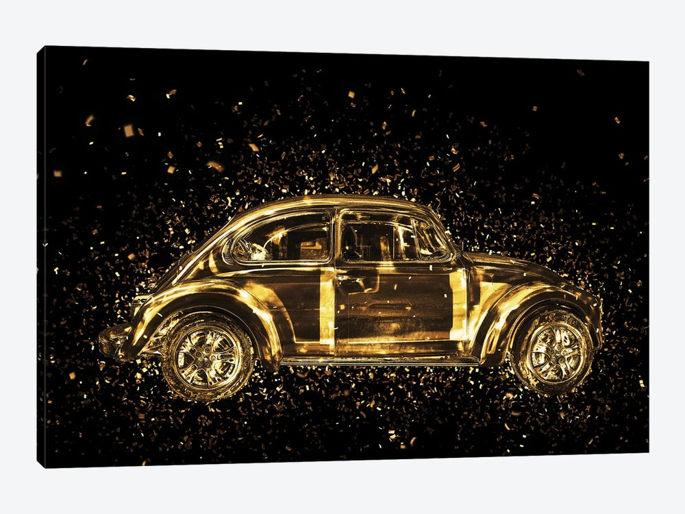Golden - Classic VW by Philippe Hugonnard 1-piece Canvas Wall Art