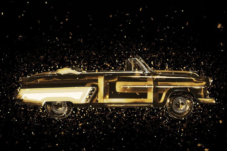 Golden - Vintage Car