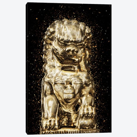 Golden - Buddha Lion Canvas Print #PHD2014} by Philippe Hugonnard Art Print