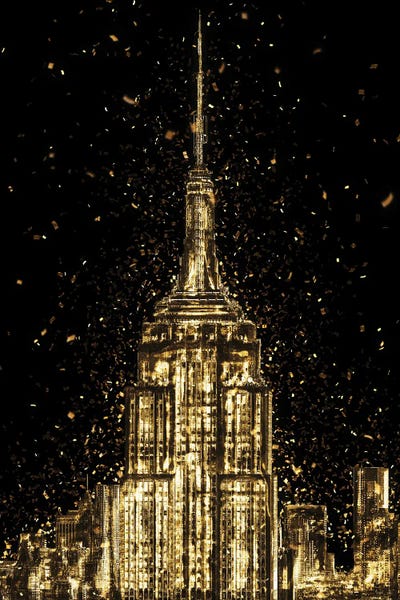 Empire State Building: Golden - The Empire State Building by Philippe Hugonnard