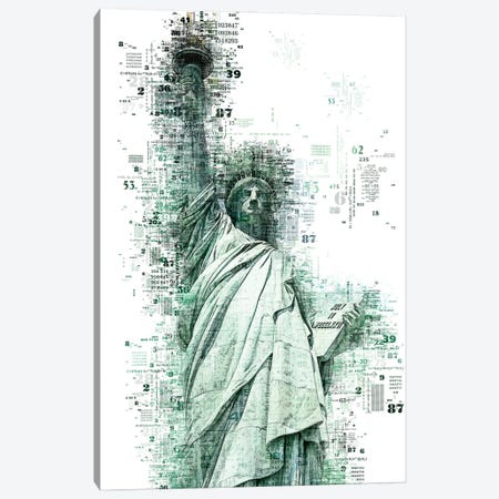 Numbers Collection - New York Liberty Canvas Print #PHD2022} by Philippe Hugonnard Canvas Print