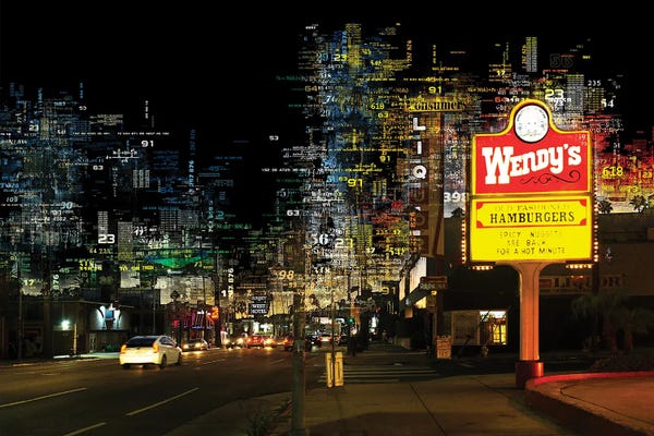 Los Angeles: Numbers Collection - Los Angeles Sunset by Philippe Hugonnard