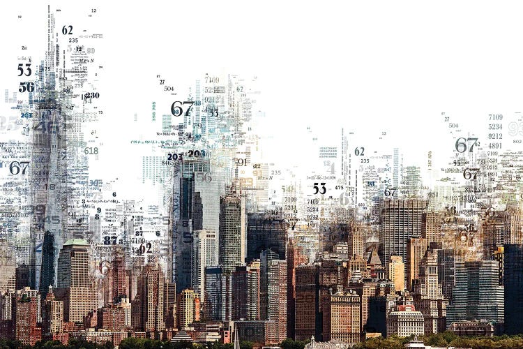 Numbers Collection - Ny Skyline