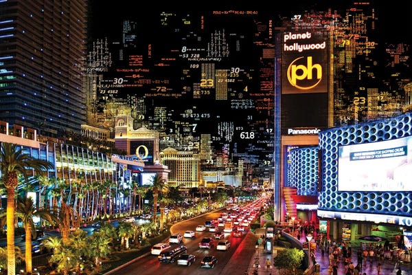Nevada: Numbers Collection - Vegas Strip by Philippe Hugonnard