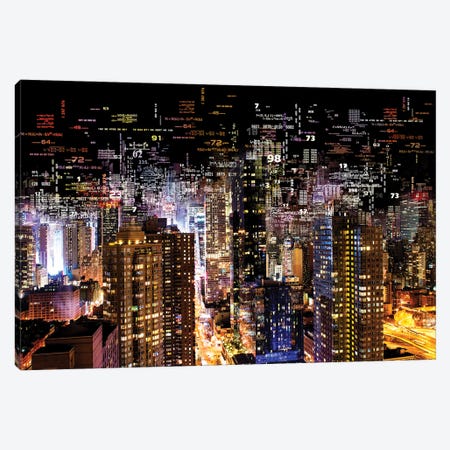 Numbers Collection - Times Square Canvas Print #PHD2034} by Philippe Hugonnard Canvas Art Print