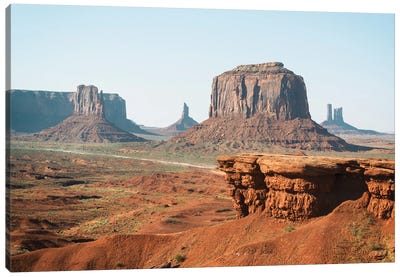 American West - Monument Valley Canvas Art Print - Valley Art