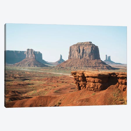 American West - Monument Valley Canvas Print #PHD2040} by Philippe Hugonnard Art Print