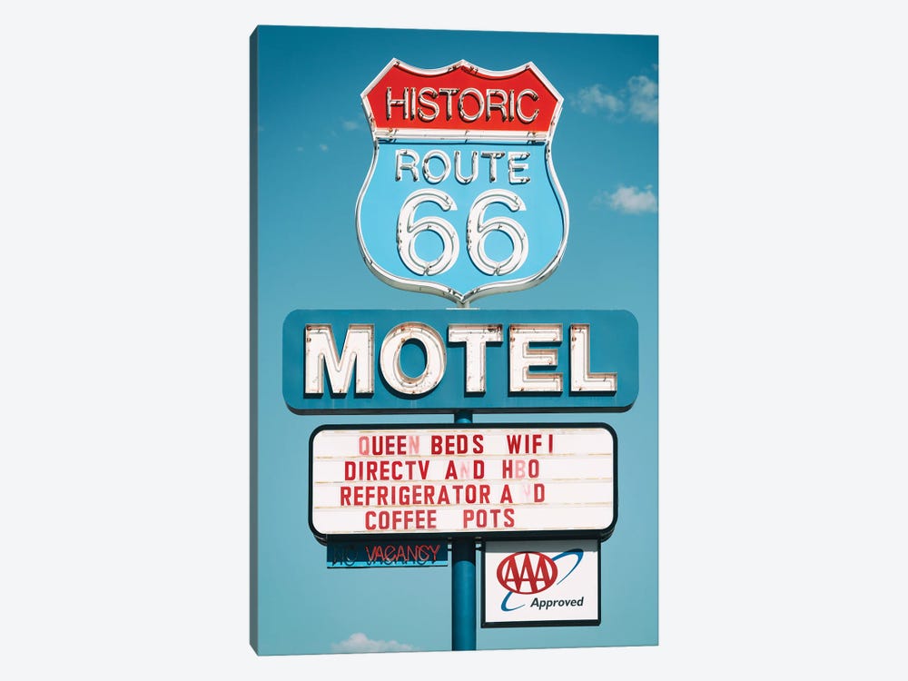 American West - Motel 66 by Philippe Hugonnard 1-piece Canvas Print