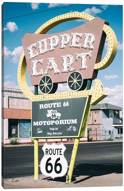 American West - Cupper Cart 66 Canvas Art Print - Route 66 Art