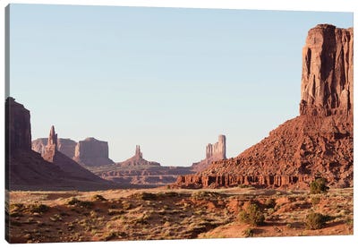 American West - The Monument Valley Canvas Art Print - Valley Art