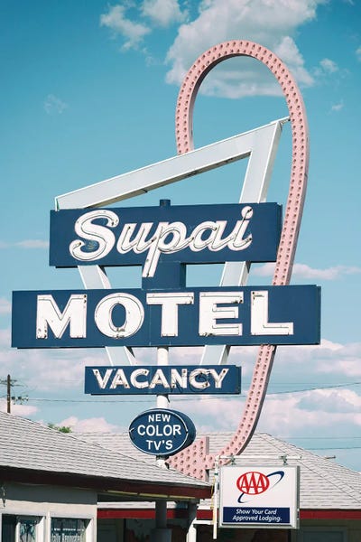 Signs: American West - Supai Motel by Philippe Hugonnard