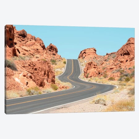 American West - Valley Of Fire Canvas Print #PHD2063} by Philippe Hugonnard Art Print