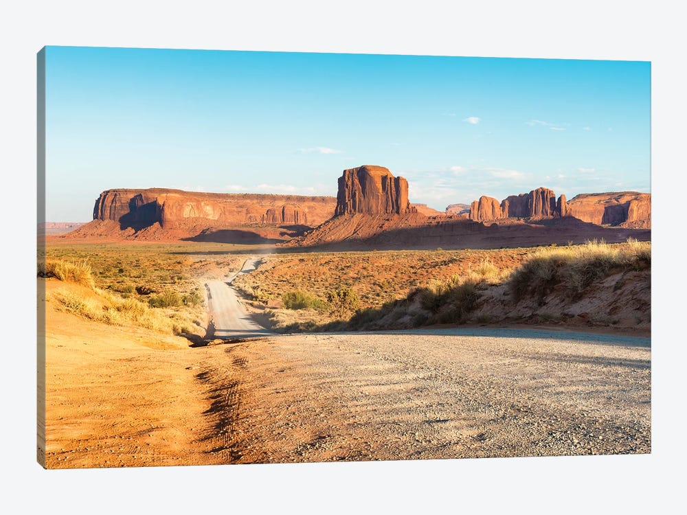 American West - Monument Valley Sunset Road by Philippe Hugonnard 1-piece Canvas Art