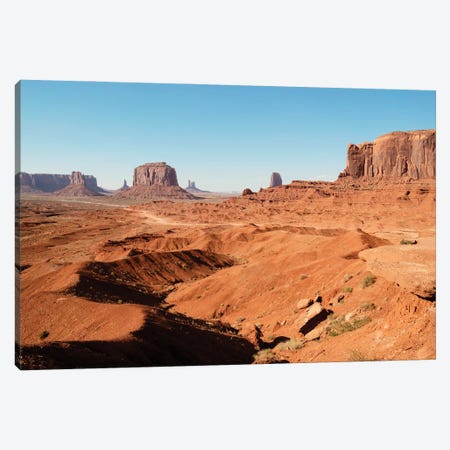 American West - Monument Valley Tribal Park Canvas Print #PHD2069} by Philippe Hugonnard Canvas Print