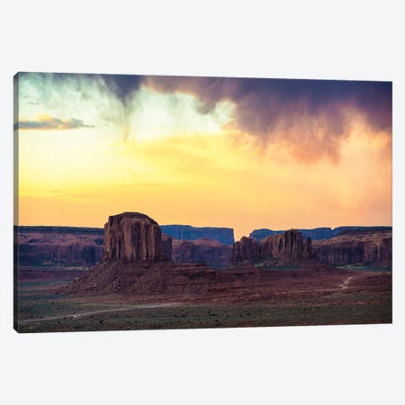 American West - Magnificent Monument Valley Canvas Print #PHD2072} by Philippe Hugonnard Canvas Artwork