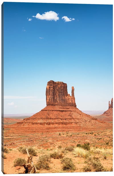 American West - Awesome Monument Valley Canvas Art Print - Valley Art