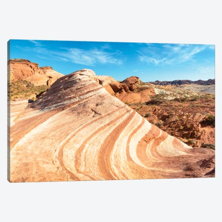 American West - The Wave Canvas Print #PHD2106} by Philippe Hugonnard Canvas Art Print