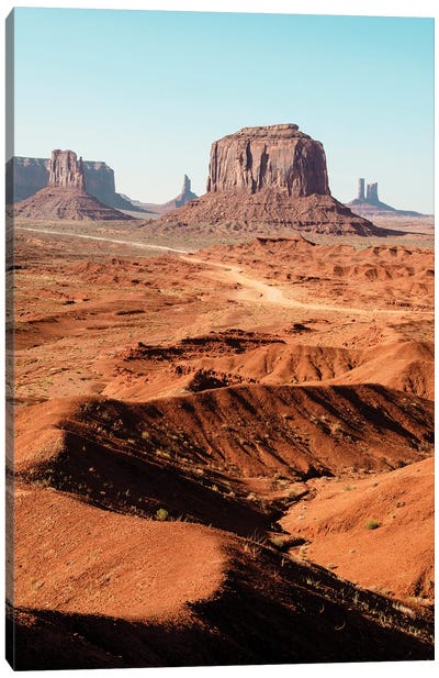 American West - Monument Valley Tribal Park I Canvas Art Print - Valley Art