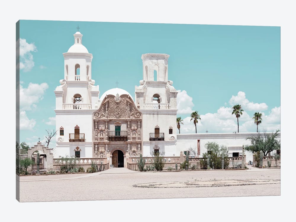 American West - Tucson Church by Philippe Hugonnard 1-piece Canvas Art