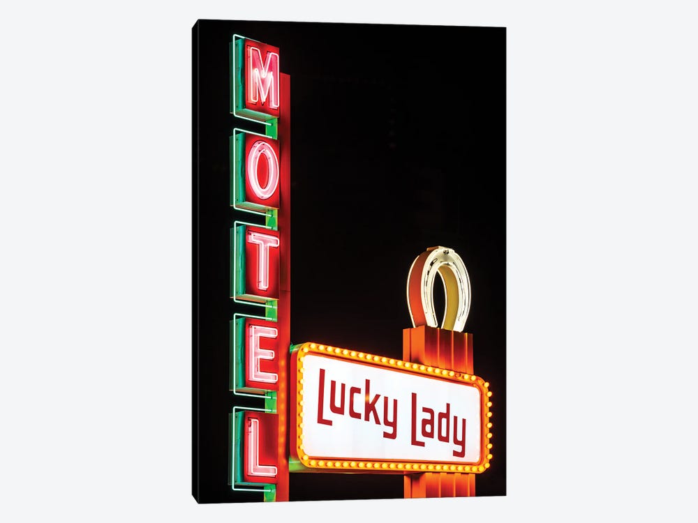 American West - Motel Lucky Lady by Philippe Hugonnard 1-piece Art Print