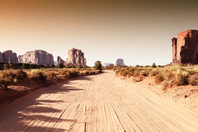 American West - Desert Road by Philippe Hugonnard canvas print