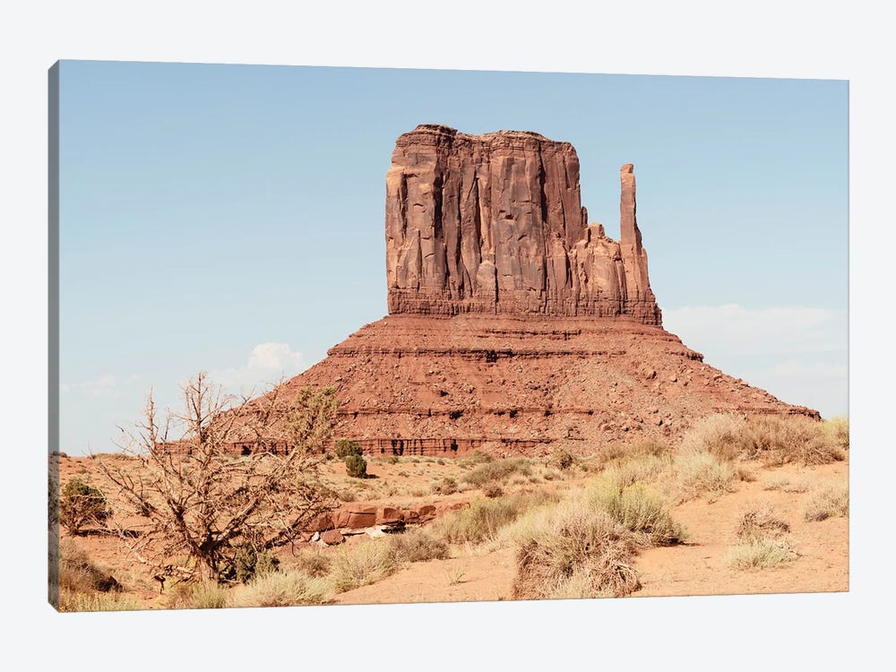 American West - West Butte Monument Valley by Philippe Hugonnard 1-piece Canvas Art Print