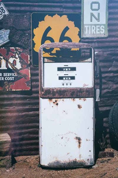 Classic Americana: American West - Old Gas Station 66 by Philippe Hugonnard