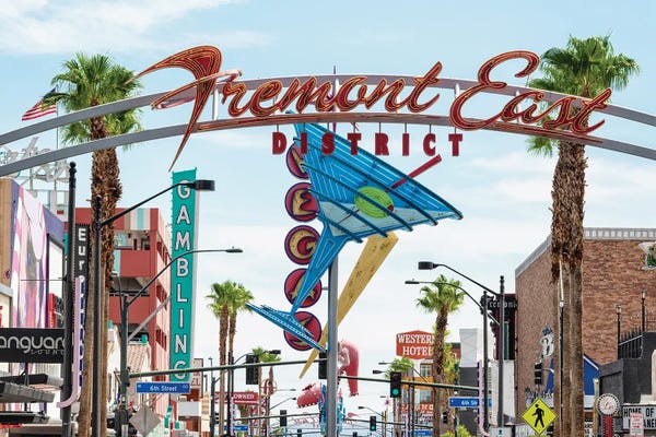 Las Vegas: American West - Vegas Fremont District by Philippe Hugonnard