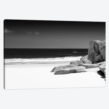 Tranquil White Sand Beach Canvas Print #PHD214} by Philippe Hugonnard Canvas Artwork