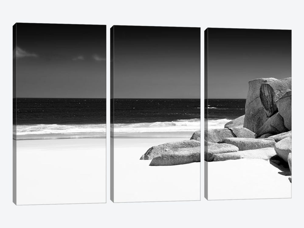 Tranquil White Sand Beach by Philippe Hugonnard 3-piece Canvas Artwork