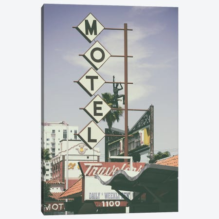 American West - Retro Vegas Motel Canvas Print #PHD2151} by Philippe Hugonnard Canvas Print