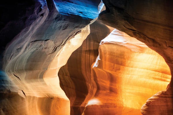 Antelope Canyon: Abstract Shapes Antelope Canyon - American West by Philippe Hugonnard