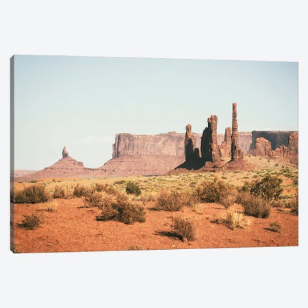 American West - Monument Valley Tribal Park Iii Canvas Print #PHD2167} by Philippe Hugonnard Canvas Print