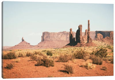 American West - Monument Valley Tribal Park Iii Canvas Art Print - Valley Art