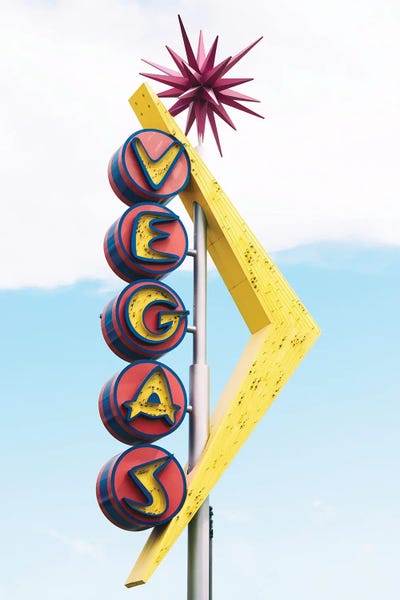 Novelty City Scenes: American West - Las Vegas by Philippe Hugonnard