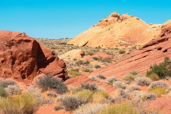 Nevada: American West - Fire Valley Nevada by Philippe Hugonnard